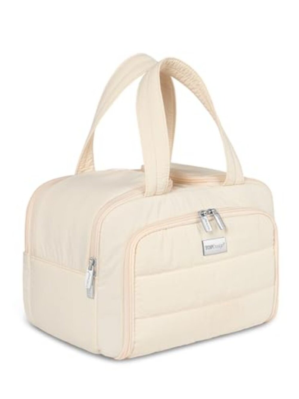 Puffer Travel Toiletry Bag Nylon Makeup Organizer 4 Compartments